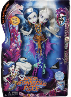 Кукла Monster High Пери и Перл Серпентайн. Большой Скарьерный Риф